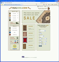 RugZoo - an online seller of oriental rugs with full ecommerce facilities